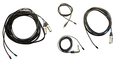 Cables for connectors mics violin