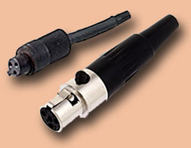 Connecteurs cable de sortie mentonnière ampli