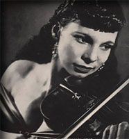 Ginger Smock ameracan woman Jazz violinist