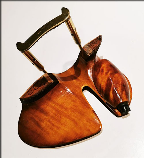 dos connecteur pour micro Violon sur mentonniere Jacques GAY