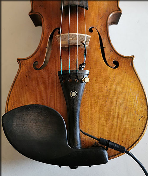 Connecteur pour micro STAT V standart sur mentonniere à pont Style HILL par Jacques GAY