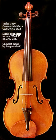 Single connector for mic Stat V schertler or DPA 4061